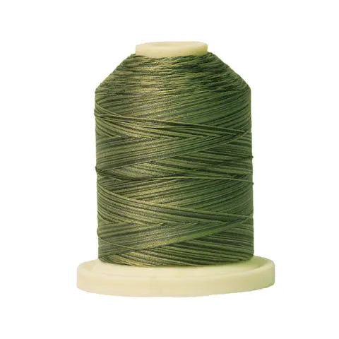 086 Greyish Greens Signature Cotton Variegated Thread Mini Spool - 40WT