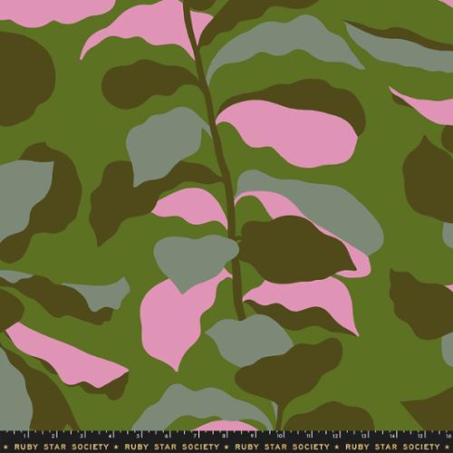 Calathea Juniper Cotton 108" Wideback Fabric Per Yard