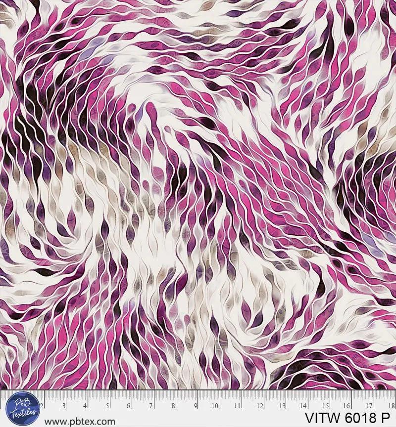 Vitality Chic Pink Cotton 108" Wideback Fabric per yard