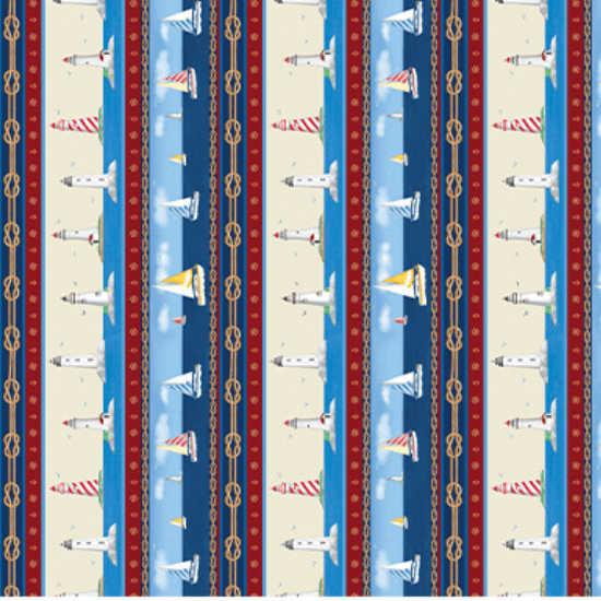 Sail Away - Stripe (3-Yard Pack)
