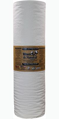 Warm & Natural 45" x 40 YD Cotton Batting Roll - Unbleached Needle-Punched