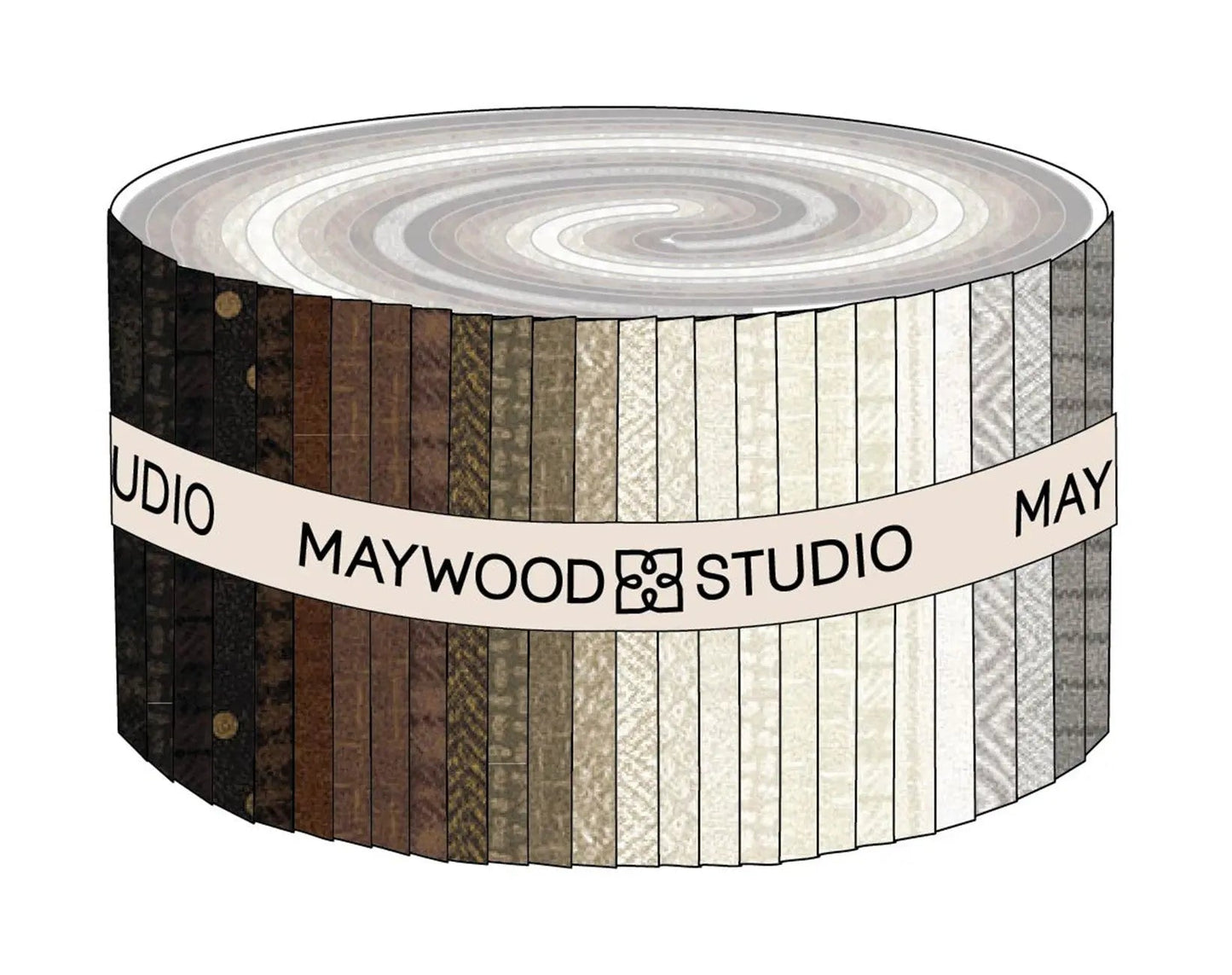 Woolies Flannel Neutrals Vol. 2 - 2.5" Strips (40pcs)