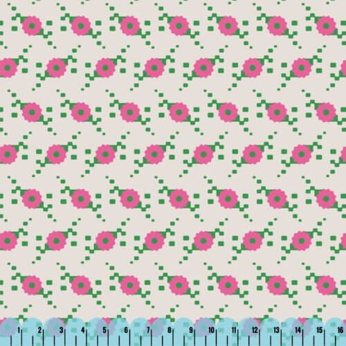Orderly Fashion - Digital Daisy (Modal Rayon) (3-Yard Pack)