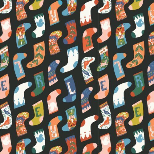 Tinsel Time - Stockings (3-Yard Pack)
