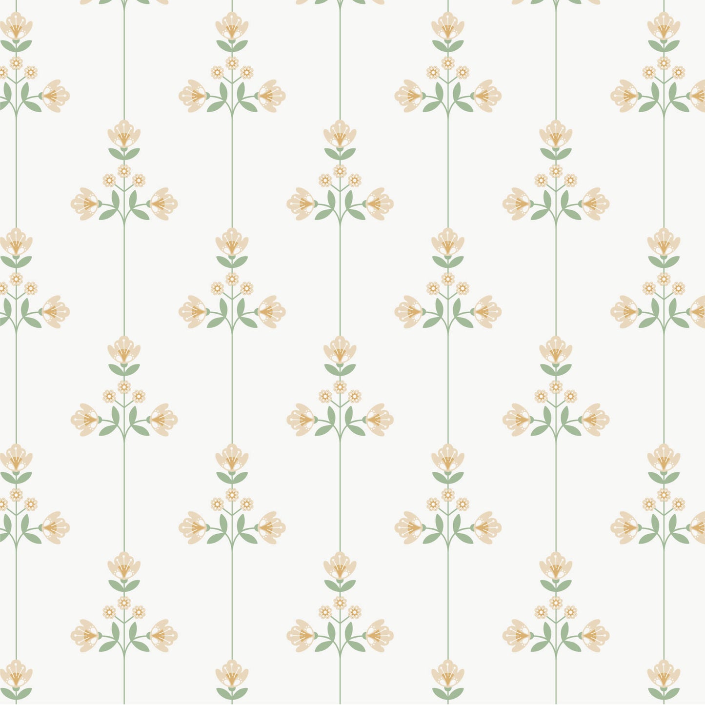 Vintage Charm - Vivienne - Tan (3-Yard Pack)