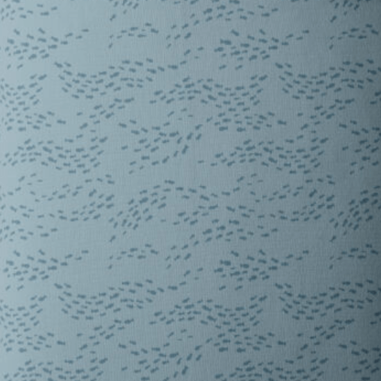 Seashell Serenade - Fish School - Dusty Blue