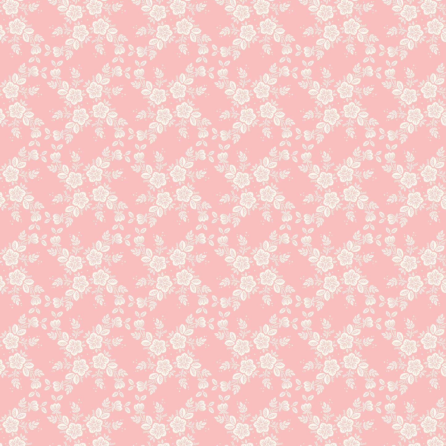 Cottage Garden - Lattice Vine - Pink