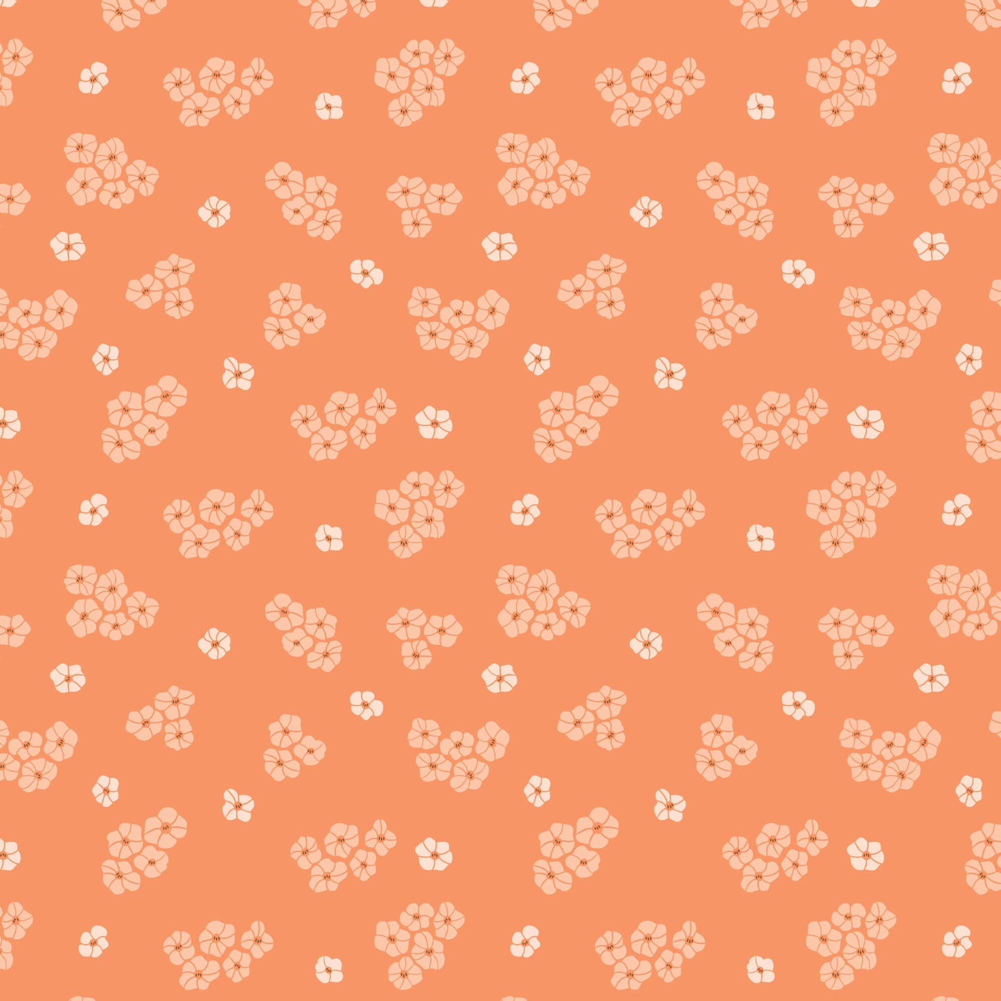 Florissima - Delightful Ditsy - Coral (3-Yard Pack)