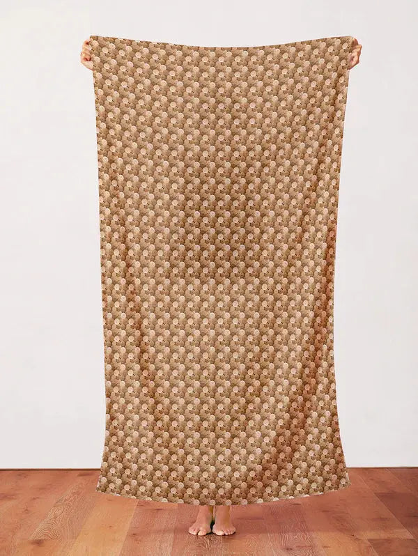 Brown Gold My Pet Family Yarn Balls Cotton 44"/45" Fabric Per Yard