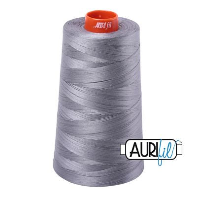 Aurifil Mako 50 wt Cotton Thread 6,452 yd Cone - Grey