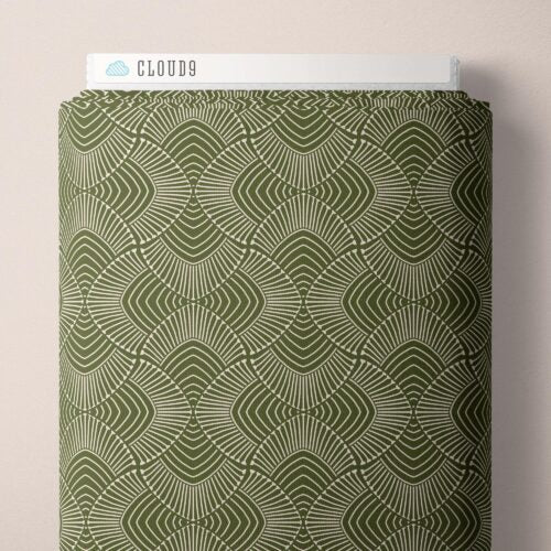 Adrianus Olive Marsh Havens QC Cotton 44/45" Fabric Per Yard