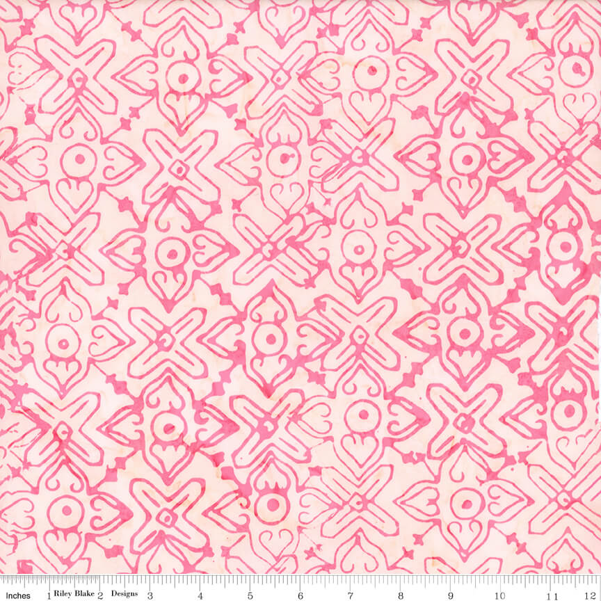 Love Punch Batiks - Piggy Pink (3-Yard Pack)