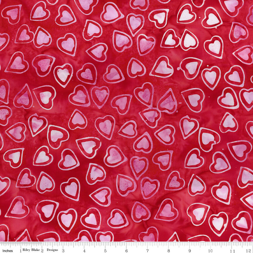 Love Punch Batiks - Candy Riot - Red (3-Yard Pack)