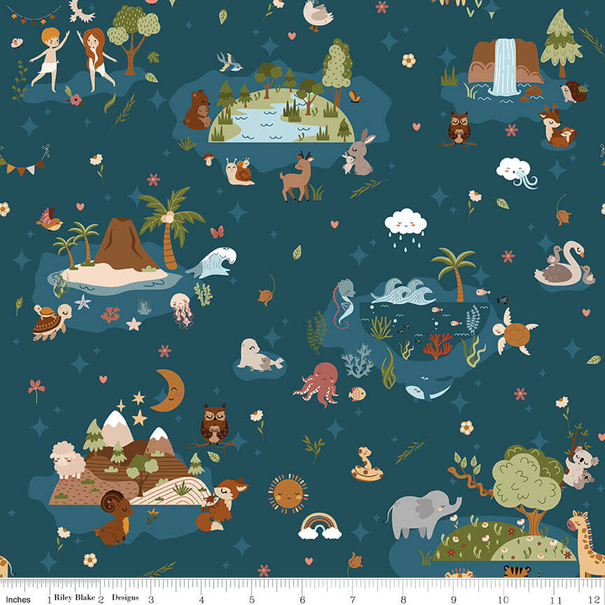 Created with Love - Main - Ocean (3-Yard Pack)
