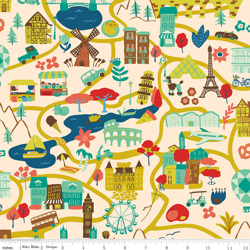 The Genesis of a Journey - It Takes a Village - Cream (3-Yard Pack)