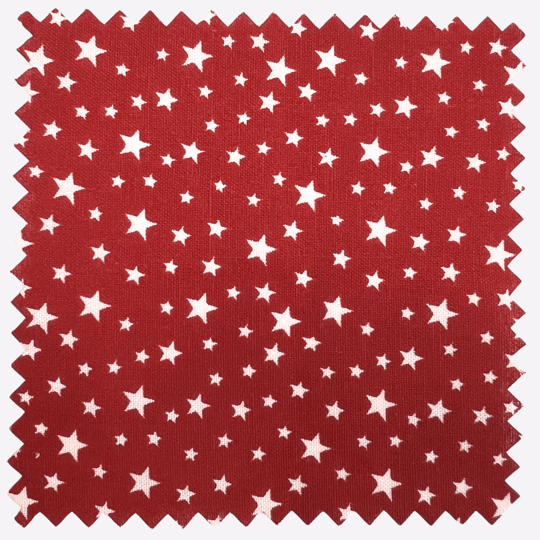 Patriotic Stars 108" Supreme Backings - White Stars on Red