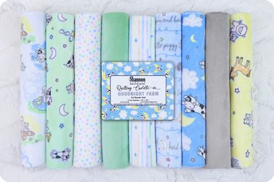 Quilting Cuddle Fat Quarter Bundle - Good Night Farm