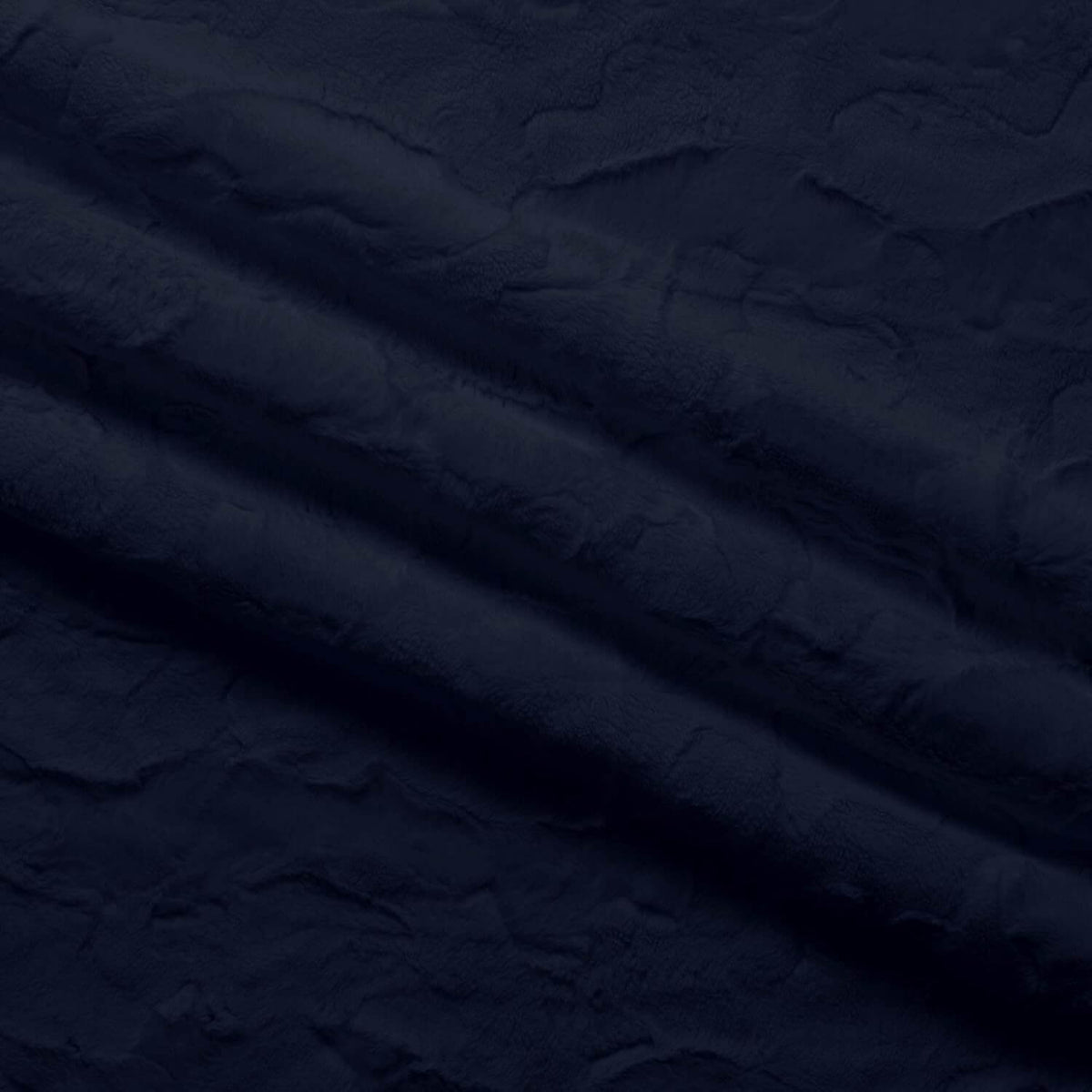 Minky Solid - Navy