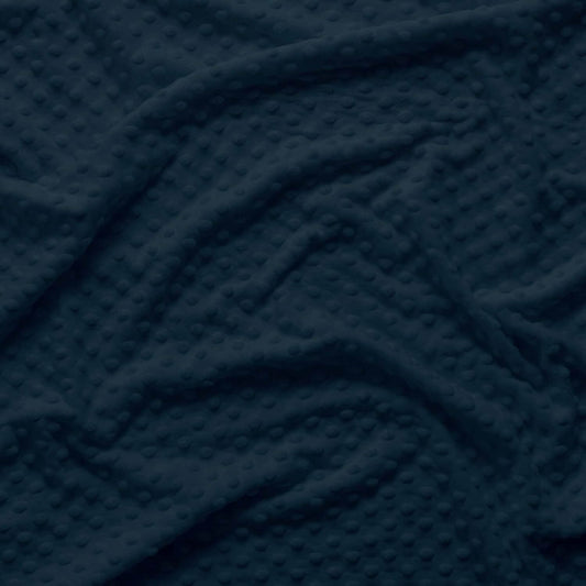 Minky Dot - Navy
