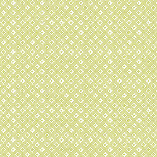 A Heart Led Life - Tonal Diamonds - Light Lime (3-Yard Pack)