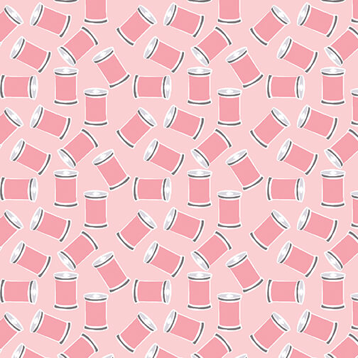 Sew Bloom - Stitch with Love - Light Pink (3-Yard Pack)