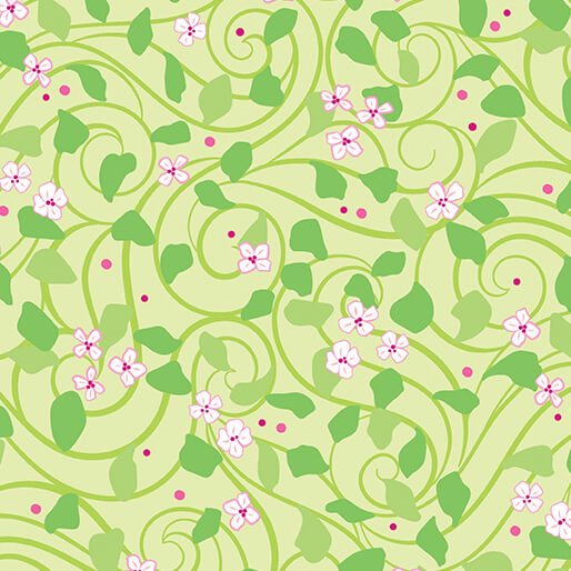 Serenity - Water Lillies - Lime