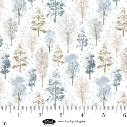 Winter Whispers - Winter Trees - White