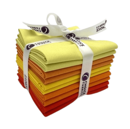 Supreme Solids - Fat Quarter Bundle - 10 pack (Citrus)