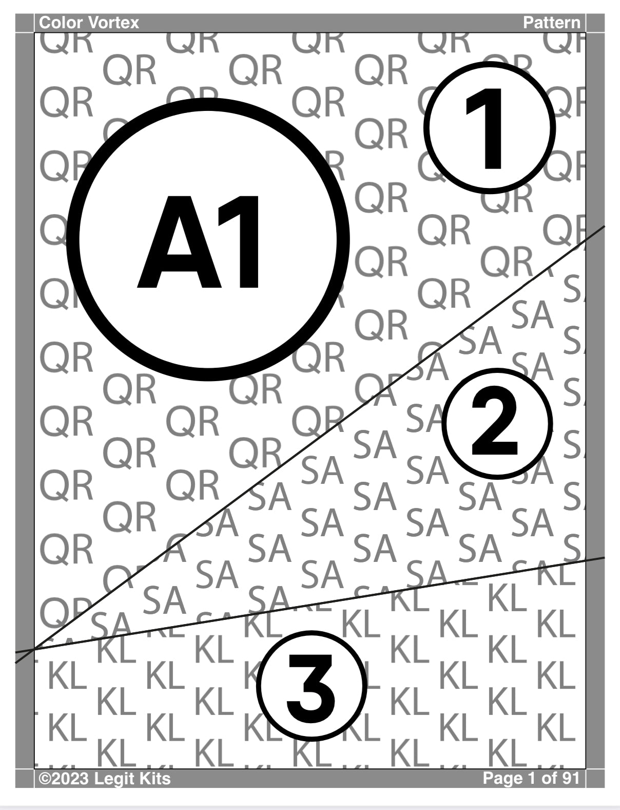 Color Vortex Quilt Kit