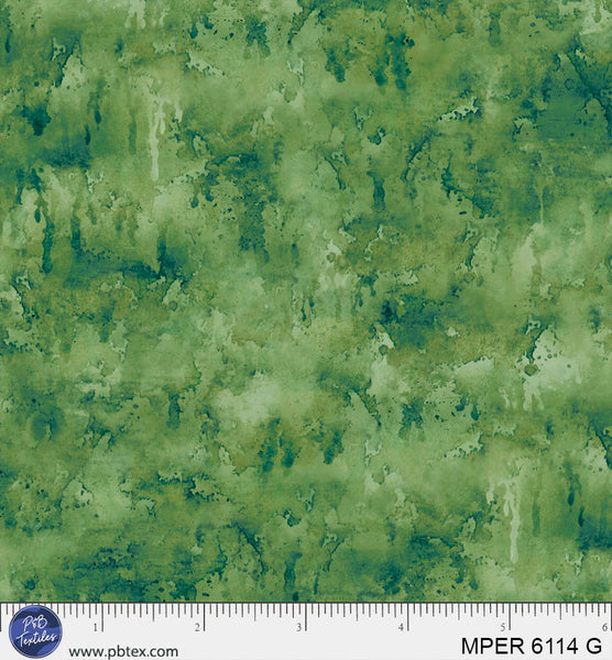 Green Meadow Perch MPER-6114-G Cotton 44/45 Fabric Per Yard