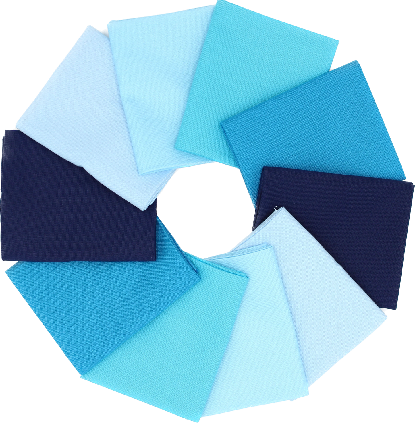 Supreme Solids - Fat Quarter Bundle - 10 pack (Shades of Blue)