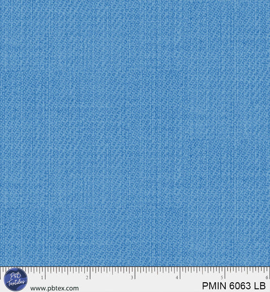 Light Blue Patriotic Minis PMIN-6063-LB Cotton 44/45 Fabric Per Yard