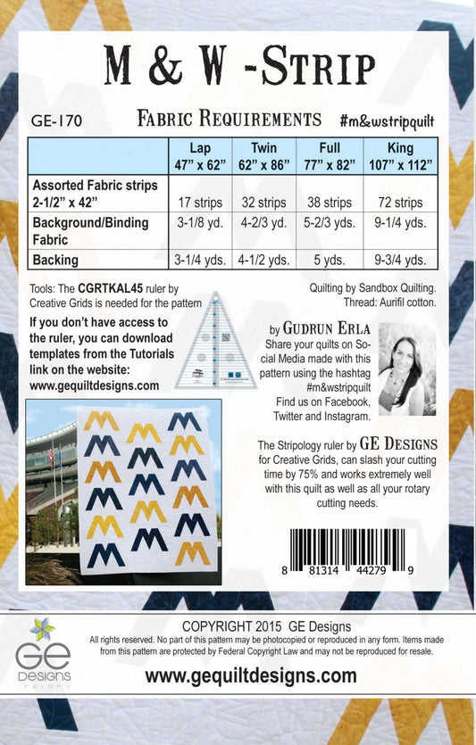 M & W Strip Pattern 170