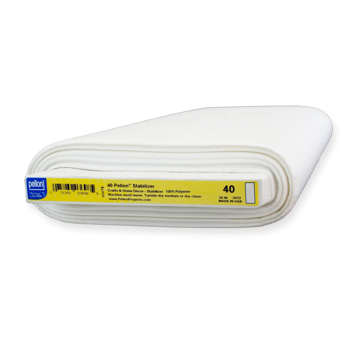 Pellon® 40 Sew-In Midweight Stabilizer 20" x 10 yard Bolt (White)