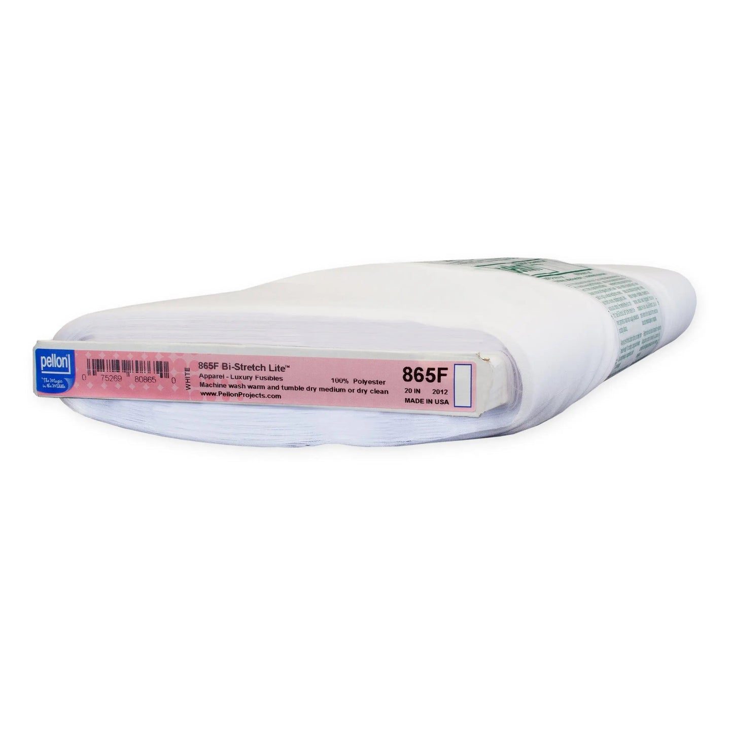 Pellon® 865F Bi-Stretch Lite™ Interfacing 20" x 10 yard Bolt (White)