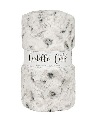 Luxe Cuddle Cut 2 yd - Snowy Owl Alloy