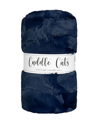 Luxe Cuddle Cut 2 yd - Hide Navy