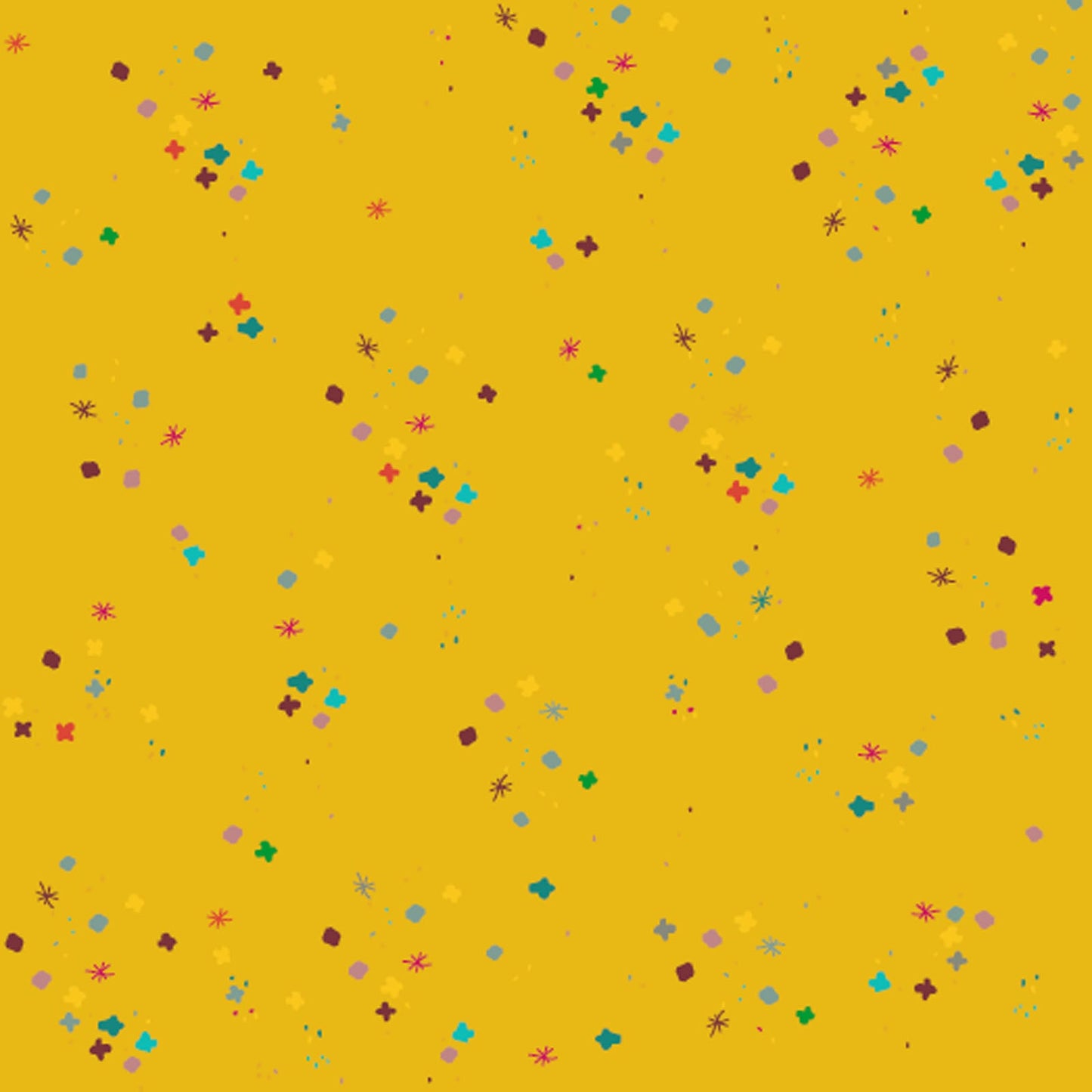 Lemon Zest Mystery 43"/44" Cotton Fabric Per Yard