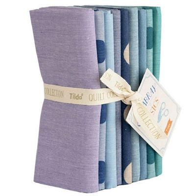 Tilda Seasonal Chambray Fat Quarter Bundle - Summer Blues