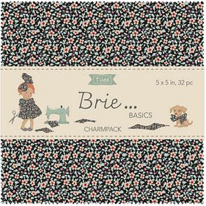 Tilda Brie Basics 5" Charm Pack