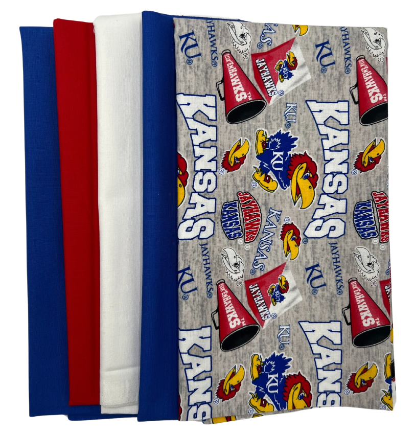 Kansas Jayhawks - Tailgate Panel - Quilt Kit