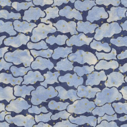 Dusk to Dawn Batiks - Metallic Stars - Blue (3-Yard Pack)