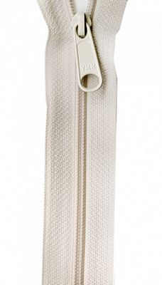 24" Handbag Zipper, Ivory