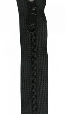 24" Handbag Zipper, Black