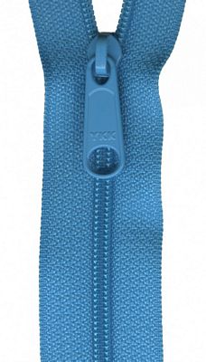 24" Handbag Zipper, Parrot Blue