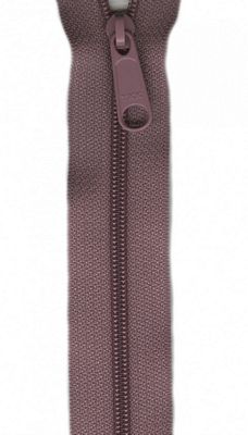 24" Handbag Zipper, Dusty Rose