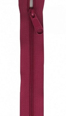 24" Handbag Zipper, Crazy Plum