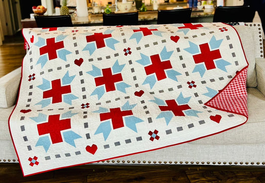 Angels Wear Scrubs Quilt Kit