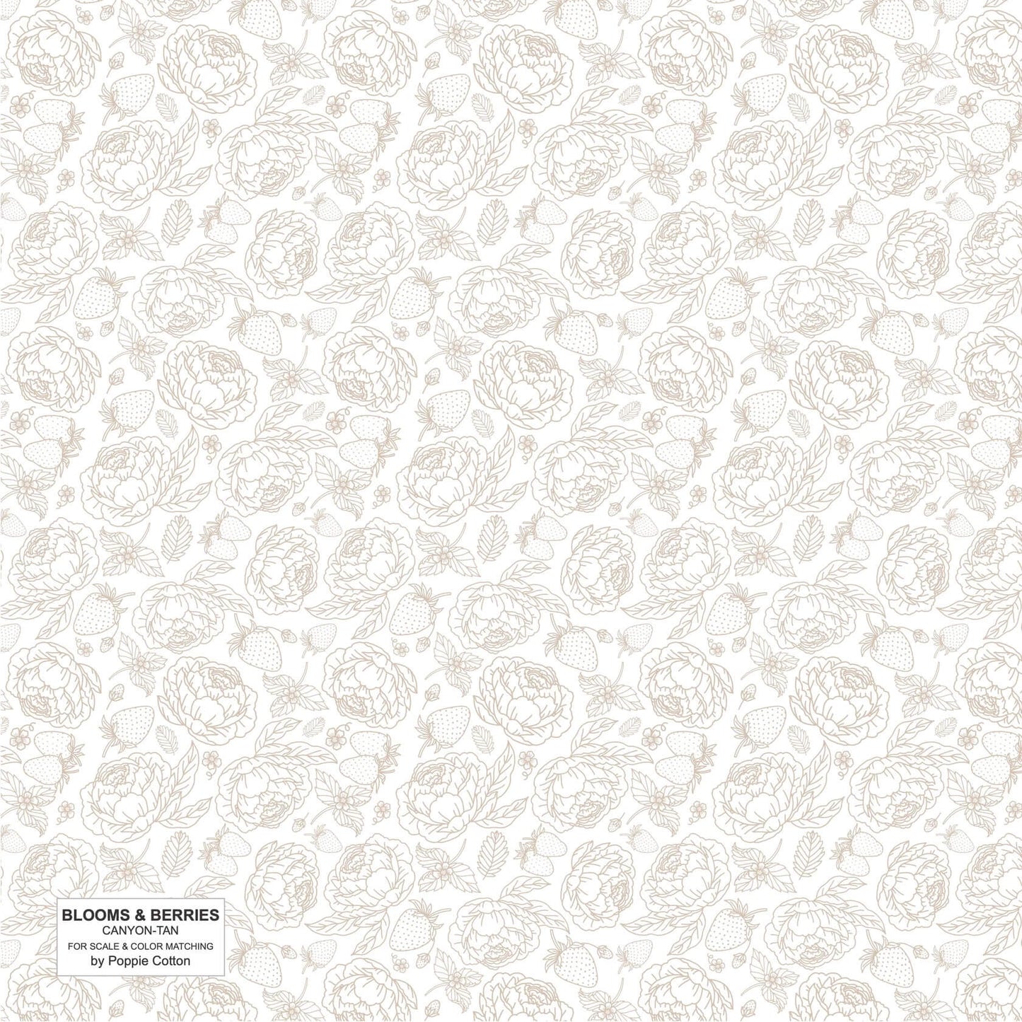 Blooms and Berries - Canyon Tan