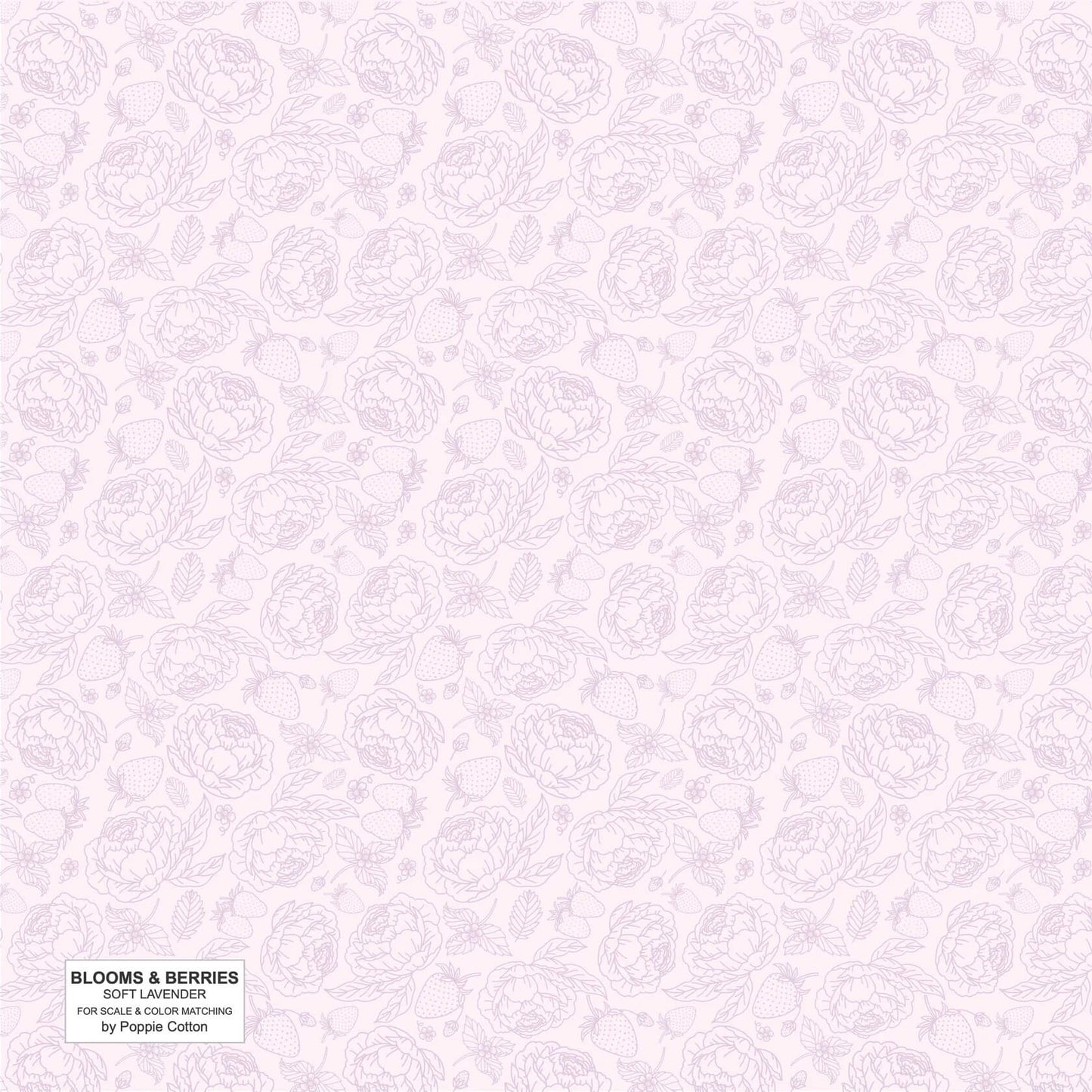 Blooms and Berries - Soft Lavender Purple